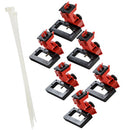 Brady Taglock Oversized Circt Brkr Lo Blk25 TagLock Circuit Breaker: Oversized Clamp-on - 25/pk 148685