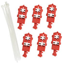 Brady Taglock Snap-On Circuit Breaker Lo Blk50 TagLock Circuit Breaker: Snap-on - 50/pk 148694