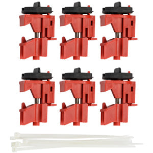 Brady Taglock Multipole Circuit Brkr Lo Blk50 TagLock Circuit Breaker: Multi-pole - 50/pk 148695