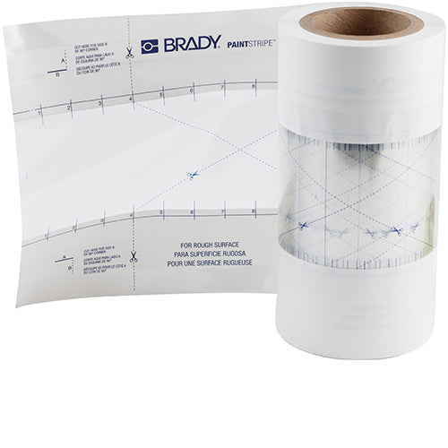 Brady B519, 4" X 100 Ft, Floor Line Stencil PaintStripe Stencil - Continuous Line 148810