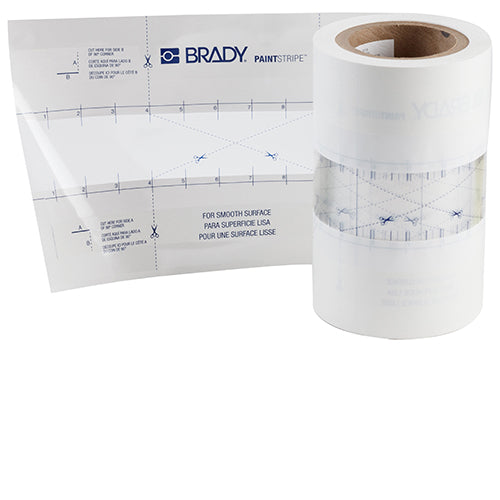 Brady B518, 2" X 100 Ft, Floor Line Stencil PaintStripe Stencil - Continuous Line 148820
