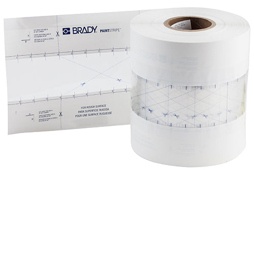 Brady B519, 3" X 500 Ft, Floor Line Stencil PaintStripe Stencil - Continuous Line 148821