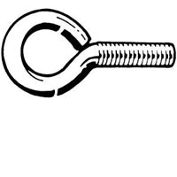 Brady Screw Eye Steel Zinc Plated M6X20X10 Hook Fixings for Shadow Boards 196250