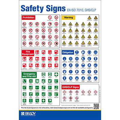 Brady Poster-Iso-En ISO Sign Posters - EN 197348