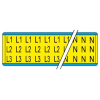Brady Voltage Markers Sim L1/L3 19 Conduit & Voltage Markers - L1, L2, L3, N 244821