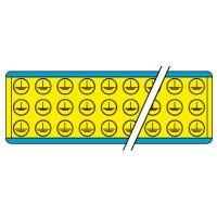Brady Voltage Markers Sim Ter 19 Conduit & Voltage Markers - Earth symbol 244825