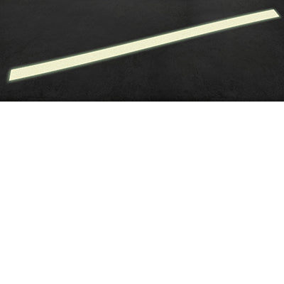 Brady Photolum Anti-Slip - High - 30X800mm Photoluminescent Anti-skid Strips - Aluminium High intensity 251925