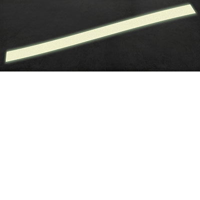 Brady Photolum Antiskid Strips 80X5Cm Alum Hi Photoluminescent Anti-skid Strips - Aluminium High intensity 251928