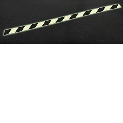 Brady Photolum Antiskid Strip 80X3Cm Al Str Hi Photoluminescent Anti-skid Strips - Aluminium High intensity / Striped 251930