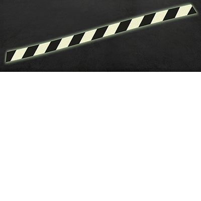 Brady Photolum Antiskid Strip 80X5Cm Al Str Hi Photoluminescent Anti-skid Strips - Aluminium High intensity / Striped 251932
