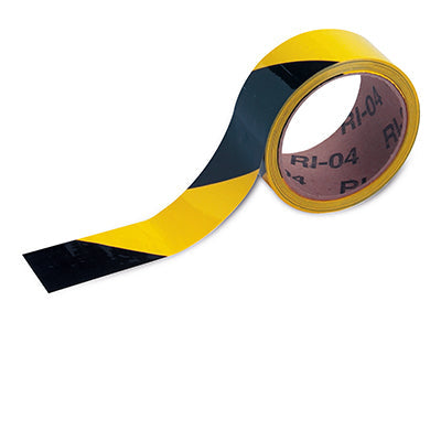 Brady Ws8V-Bk/Yl Warning Tape - Yellow / Black 255311