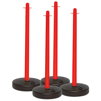 Brady Post & Fillable Base Red Pk 4 Post & fillable base (3,7 l) 256729