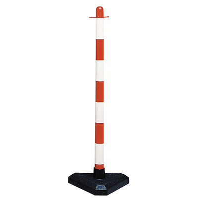 Brady Bradypost  & No Cement Base Red/Wht Post & triangular plastic base (no cement) 292238