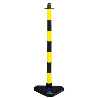 Brady Bradypost  & No Cement Base Yell/Blk Post & triangular plastic base (no cement) 292240