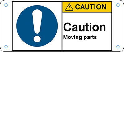 Brady M/M001/En91-Alu05-120X50/1-B ISO Safety Sign - General mandatory sign 302756