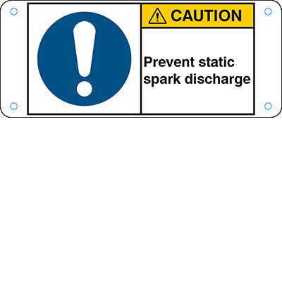 Brady M/M001/En421-Alu05-120X50/1-B ISO Safety Sign - General mandatory sign 302757