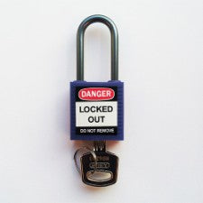 Brady Compact Safe Padlock 38Mm Sha Kd Blue/6 Safety Padlocks - Compact 814124