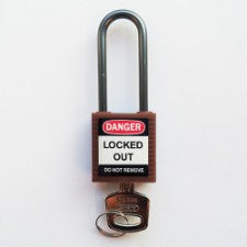 Brady Compact Safe Padlock 50Mm Sha Kd Brown/6 Safety Padlocks - Compact 814140