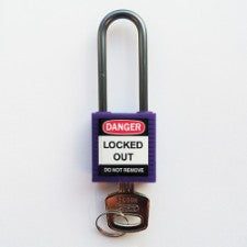 Brady Compact Safe Padlock 50Mm Sha Kd Purpl/6 Safety Padlocks - Compact 814141