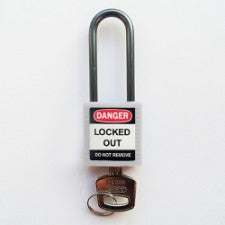 Brady Compact Safe Padlock 50Mm Sha Kd White/6 Safety Padlocks - Compact 814142