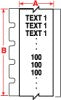 Brady M61C-500-428 Polyester Labels For M611, Bmp61 And Bmp71 148114