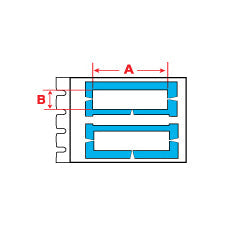 Brady PTDS-30-390 Durasleeve Wire Marking Inserts For M611, Bmp61 And Bmp71 018685