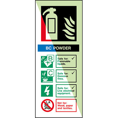 Brady X/X337/En76-Pp-Pholumb-100X300/1-B Glow-in-the-dark safety sign 836337