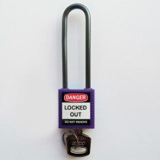 Brady Compact Safe Padlock 75Mm Sha Kd Purpl/6 Safety Padlocks - Compact 814151