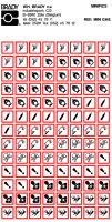 Brady Mini Pictograms Mix Ghs-10X10/104 MINI PICTOGRAMS MIX GHS-10X10/104 814013