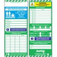 Brady Scaf-Stsi-368-Std-10 Towertag Insert 831422