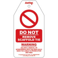 Brady Sund-Misc-190-50 Structural Tie Warning Tags 831437