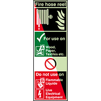 Brady X/X024/En-Sa-Pholumb-100X300/1-B Glow-in-the-dark safety sign 836314