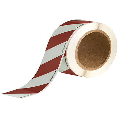 Brady Pholum B Tape Red Strip 80mmx10M Glow-in-the-dark Warning Tape 836820