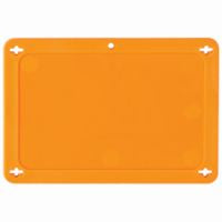Brady Blank Orange Utility Tag 2.5X4 Blank VIP Tags - Large 087695