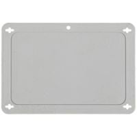 Brady Blank Gray Utility Tag 2.5X4 Blank VIP Tags - Large 087699