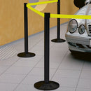 Brady Adapt Bk Barrier Belt 3,7M 804329 Yl Fl Retractable Barrier Belt - 3.5 Metres with Black Posts 912671