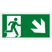 Brady E/A135/E002/Nt-Alu-Pholumc-400X200/1-B Glow-in-the-dark Safety Sign 134654