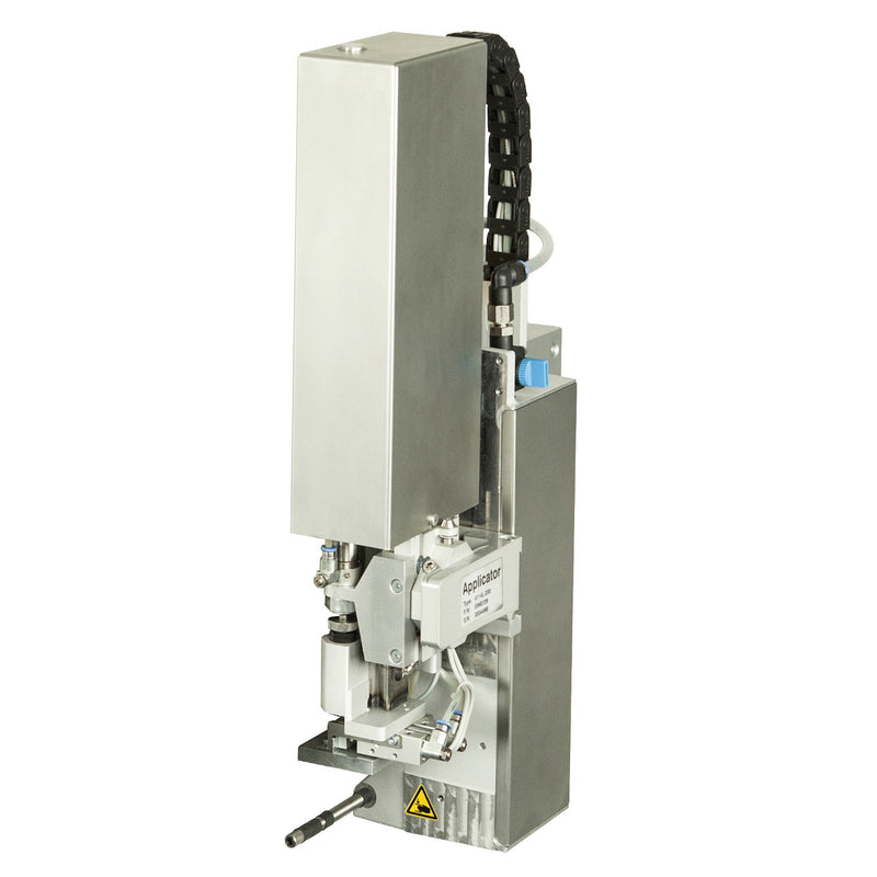 Brady APPL. 4114R-200-PR Right appl., cyl. stroke 200 mm, hor. precision guide in feed dir. w press red 711048
