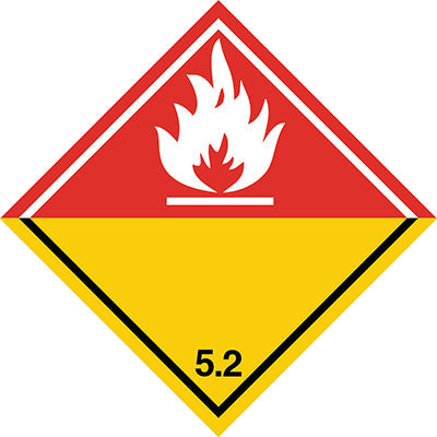 Brady Adr 5.2 Wfrl-100*100-B7541 Transport Sign - ADR 5.2 - Organic peroxide 810941