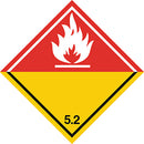 Brady Adr 5.2 Wfrl-100*100-B7541 Transport Sign - ADR 5.2 - Organic peroxide 810941