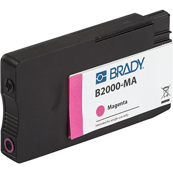 Brady J50-MA Magenta Pigment Based Ink Cartridge For J5000 Printer 148762