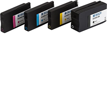 Brady J50-CMYK Multi-Pack Pigment Based Ink Cartridge For J5000 Printer 148765