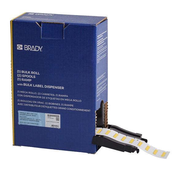 Brady BM-125-1-312-YL PermaSleeve® Commercial Grade Heat-Shrink Labels for M610, M611, BMP61, M710 and BMP71 174418