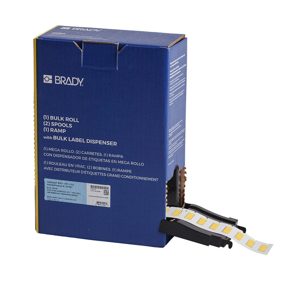 Brady BM-187-1-312-YL PermaSleeve® Commercial Grade Heat-Shrink Labels for M610, M611, BMP61, M710 and BMP71 174436
