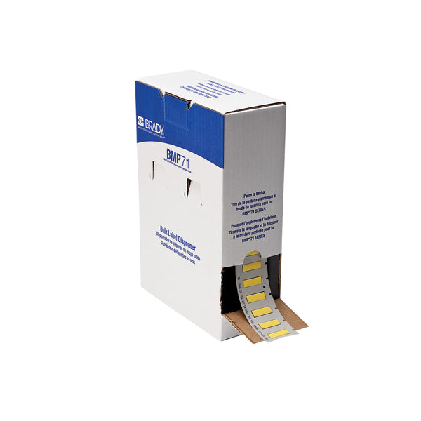 Brady BM-187-1-342-YL PermaSleeve® Heat-Shrink Labels for M610, M611, BMP61, M710 and BMP71 174439