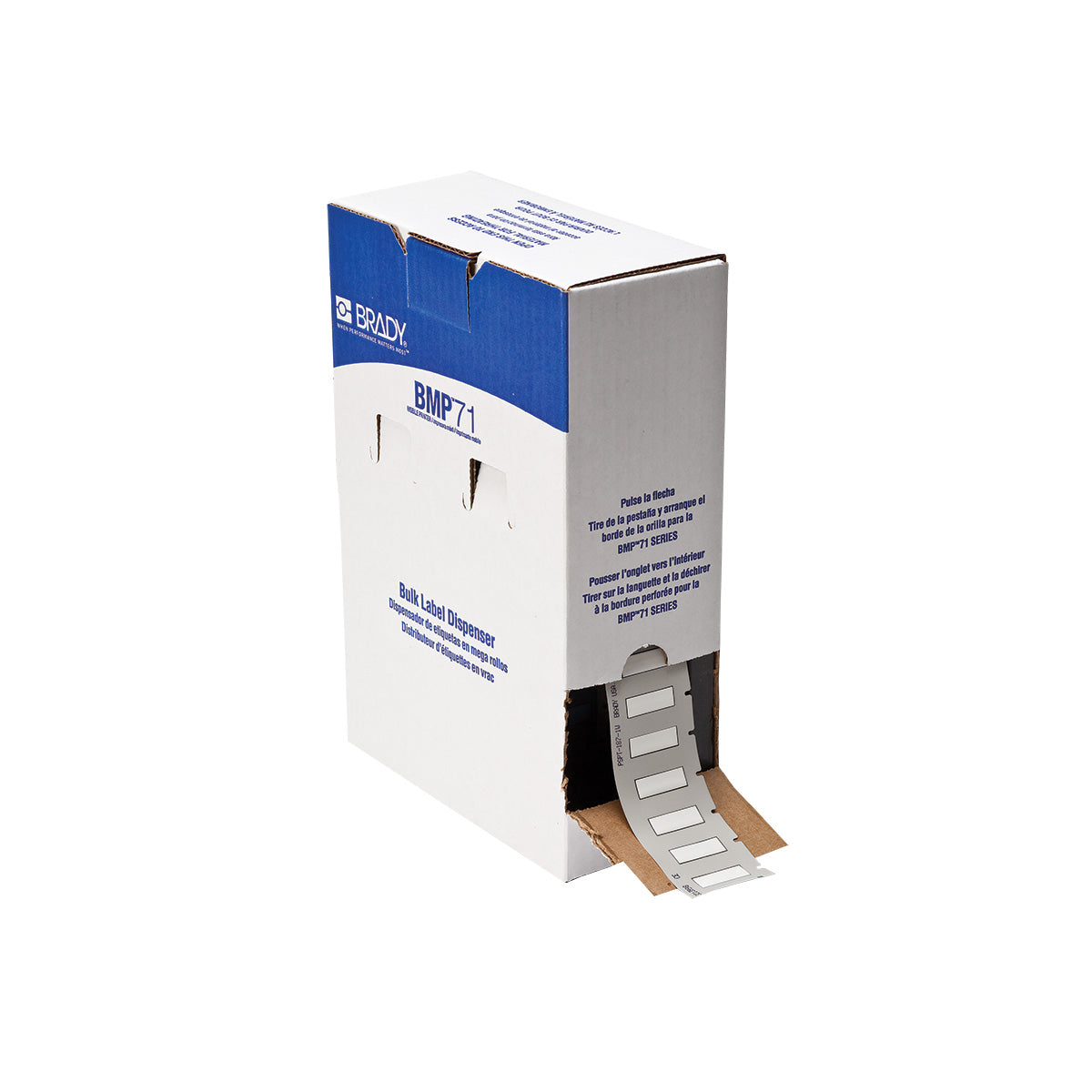 Brady BM-187-1-7641 PermaSleeve® Low Smoke Zero Halogen Heat-Shrink Labels for M710 and BMP71 174452