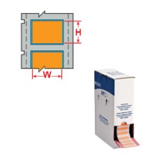 Brady BM71-187-175-342-ORG Bulk Permasleeve Wire Marker Sleeves For M611, Bmp61 And Bmp71 142700