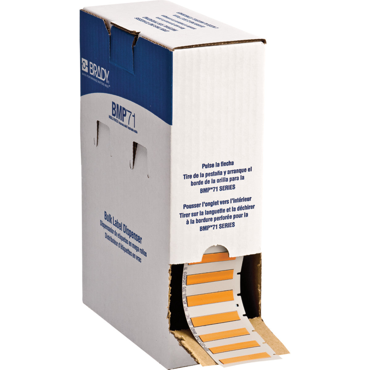 Brady BM-187-175-342-OR PermaSleeve® Heat-Shrink Labels for M610, M611, BMP61, M710 and BMP71 174447