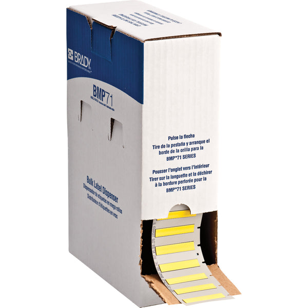 Brady BM-187-175-342-YL PermaSleeve® Heat-Shrink Labels for M610, M611, BMP61, M710 and BMP71 174449