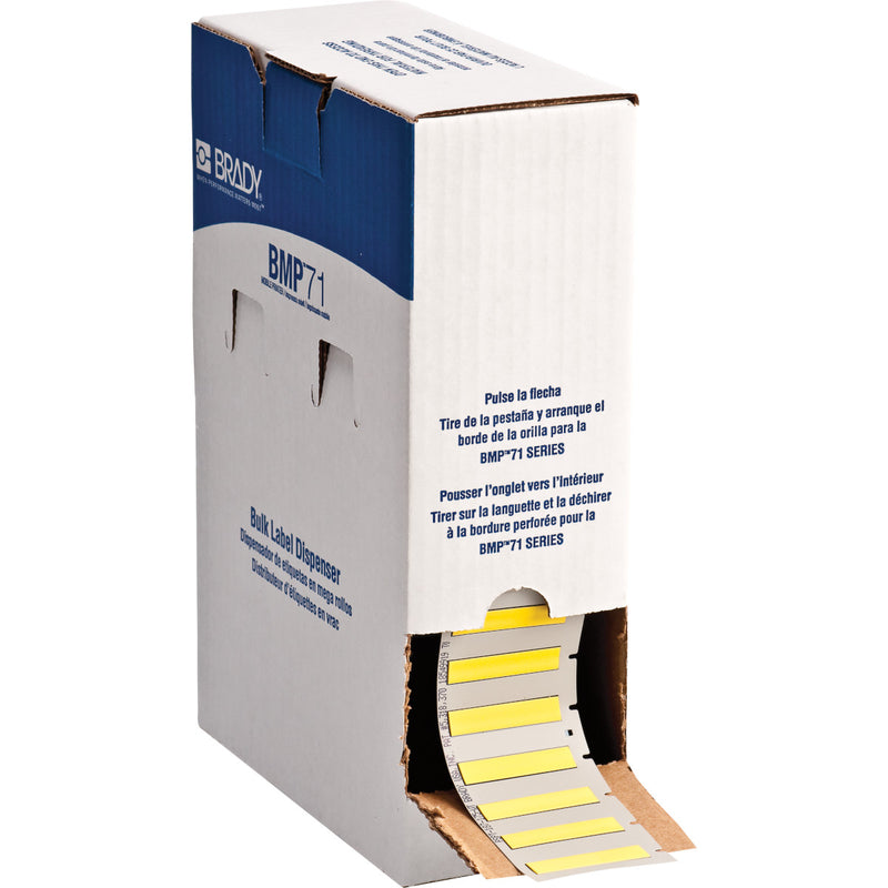 Brady BM-187-175-342-YL PermaSleeve® Heat-Shrink Labels for M610, M611, BMP61, M710 and BMP71 174449